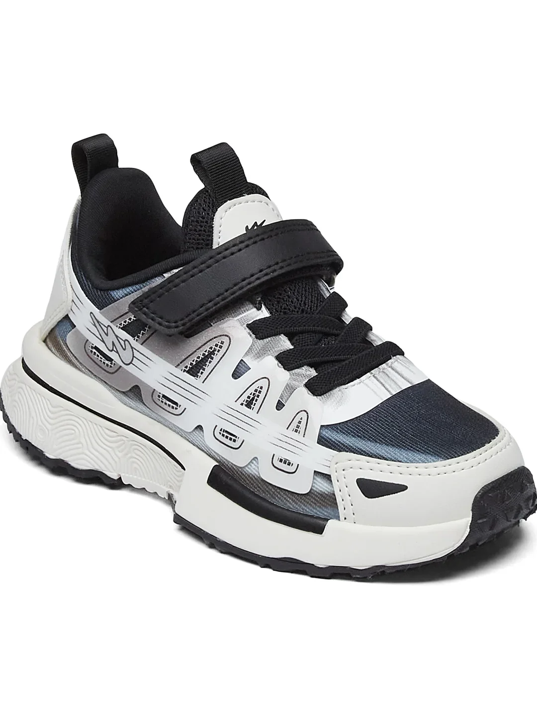 CD-105-KIDS Black Kids Sneakers - Image 7