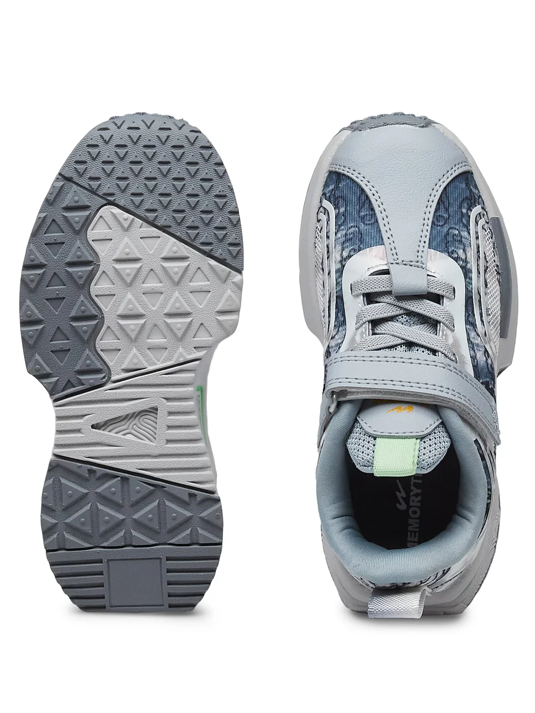 CD-107-KIDS Grey Kids Sneakers - Image 5