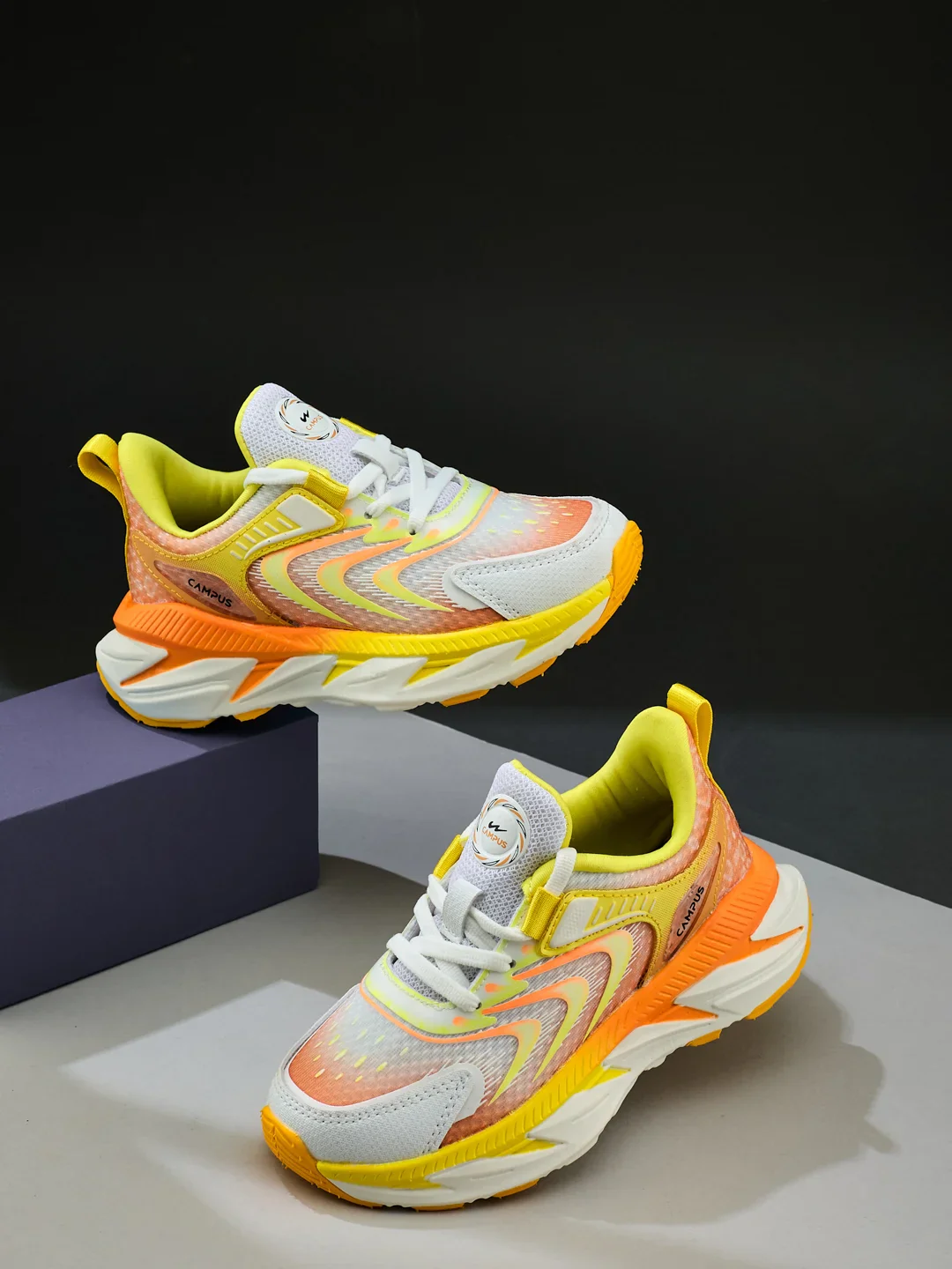 CD-109-KIDS Orange Kids Sneakers