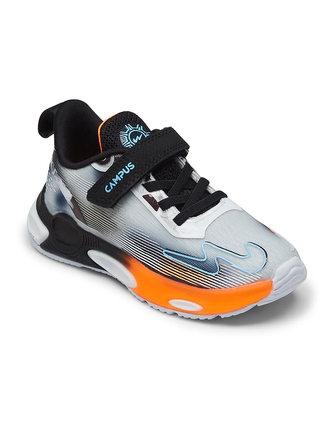 CD-111-KIDS Grey Kids Sneakers - Image 3