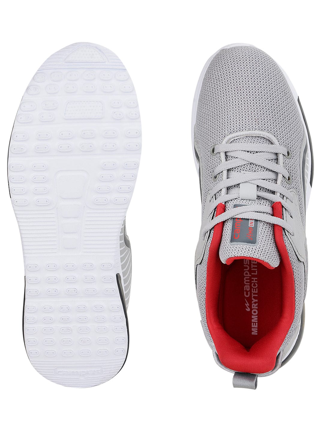 CHARM N Grey Kid's Running Shoes - Image 4