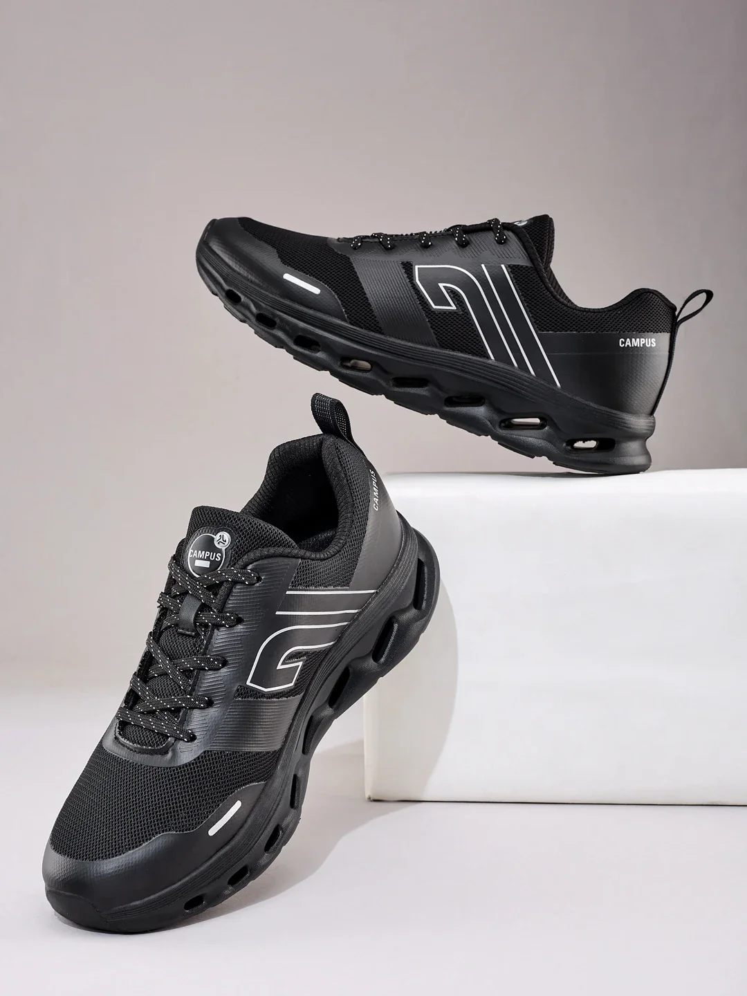 CHAZE Black Men's Running Shoes