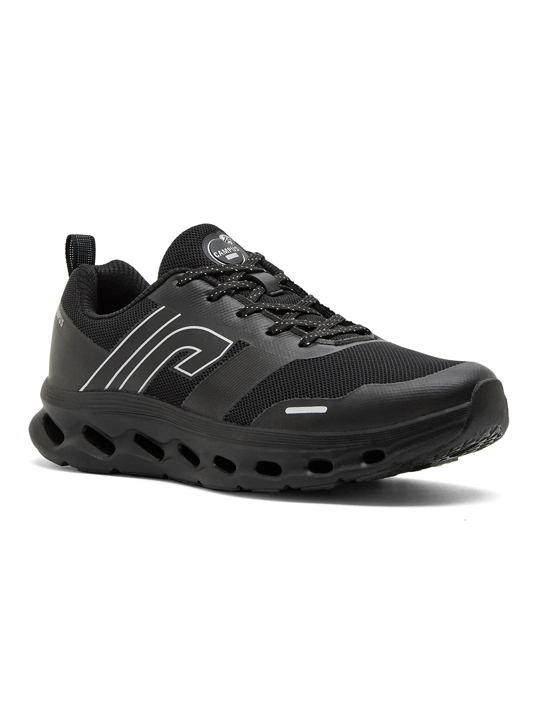 CHAZE Black Men's Running Shoes - Image 2