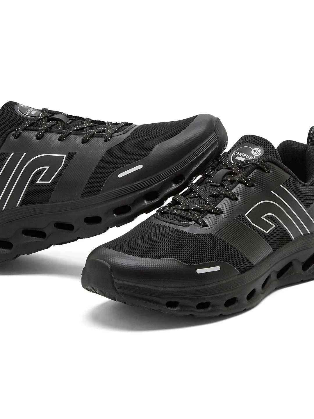 CHAZE Black Men's Running Shoes - Image 7