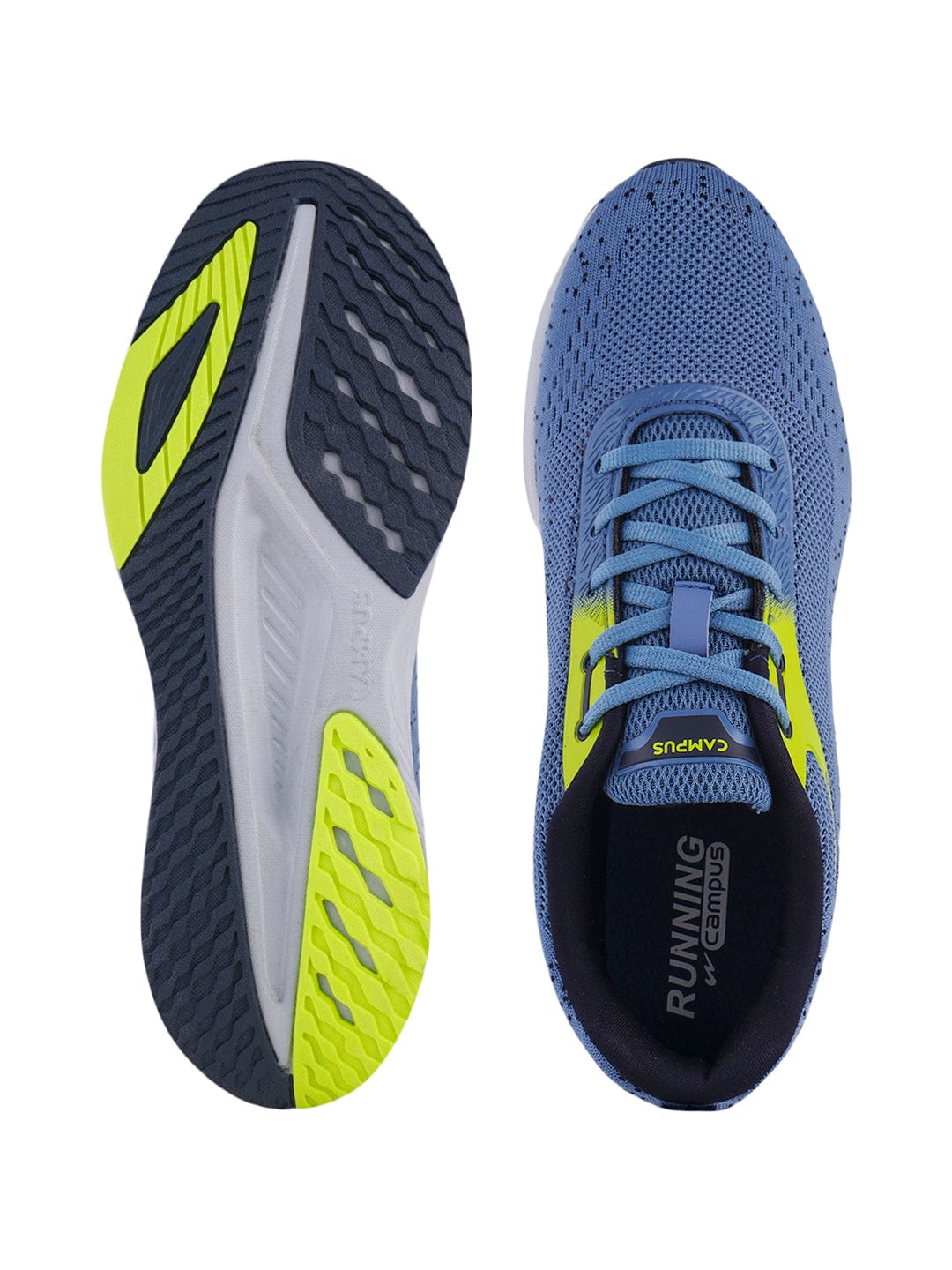 CHESTER Blue Men's Running Shoes - Image 4