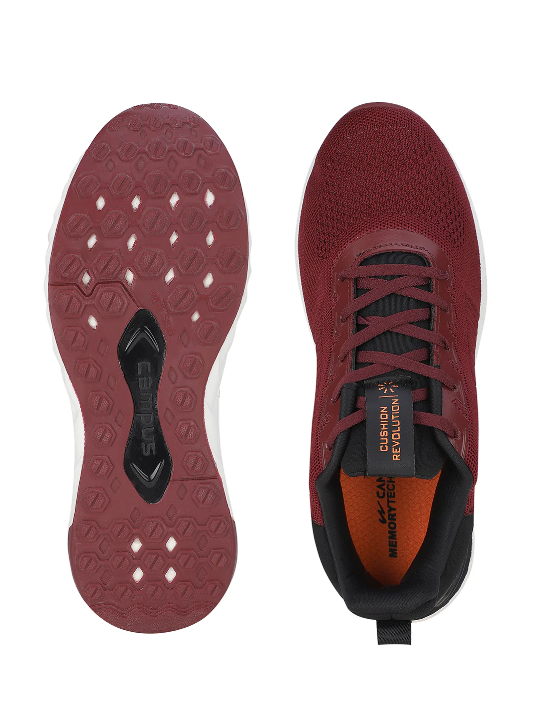CHICAGO Burgundy Men's Running Shoes - Image 5
