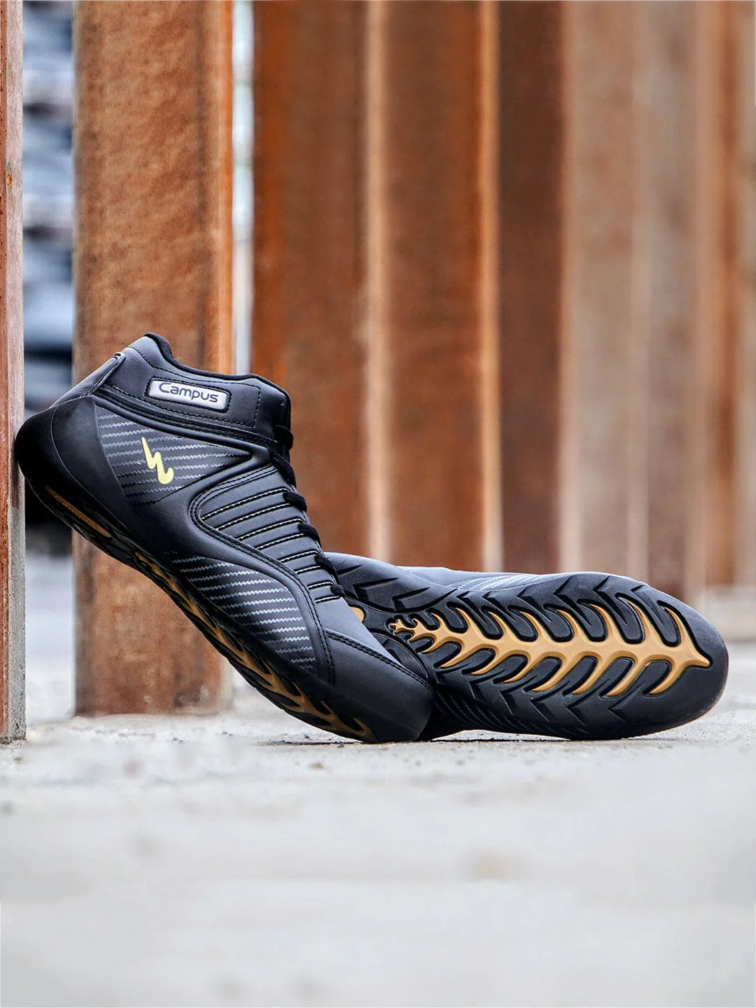 CITY-RIDE Black Men's Sneakers - Image 5