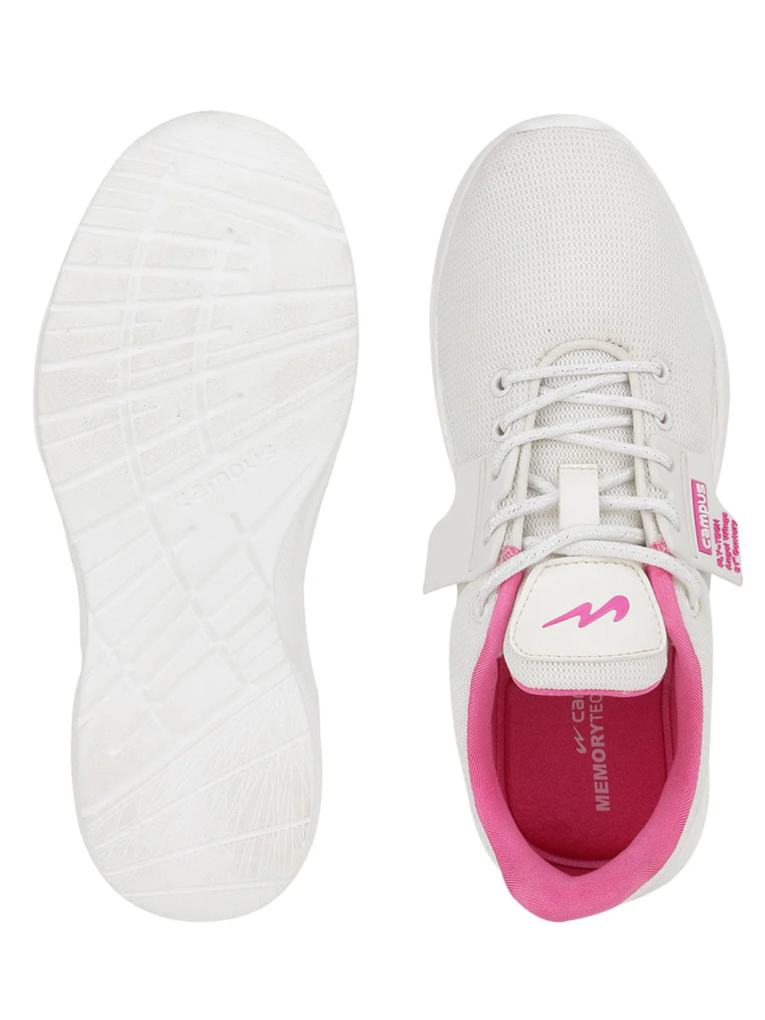CLAIRE White Women's Running Shoes - Image 5