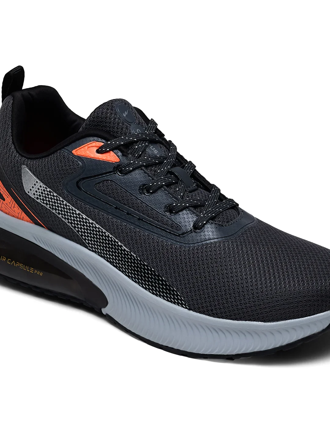 CLIQUE Grey Men's Running Shoes - Image 6