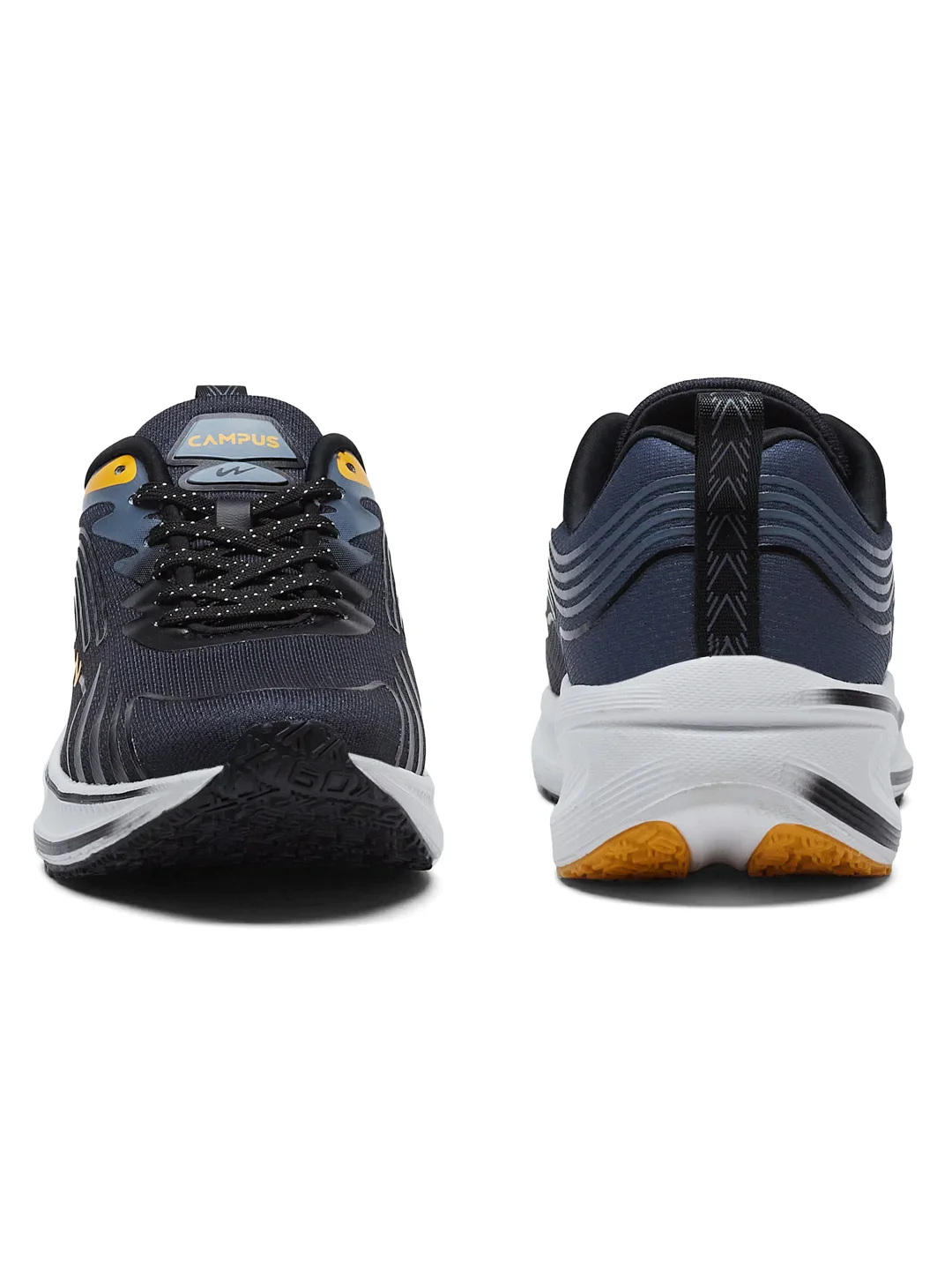 COLLAB Black Men's Running Shoes - Image 4