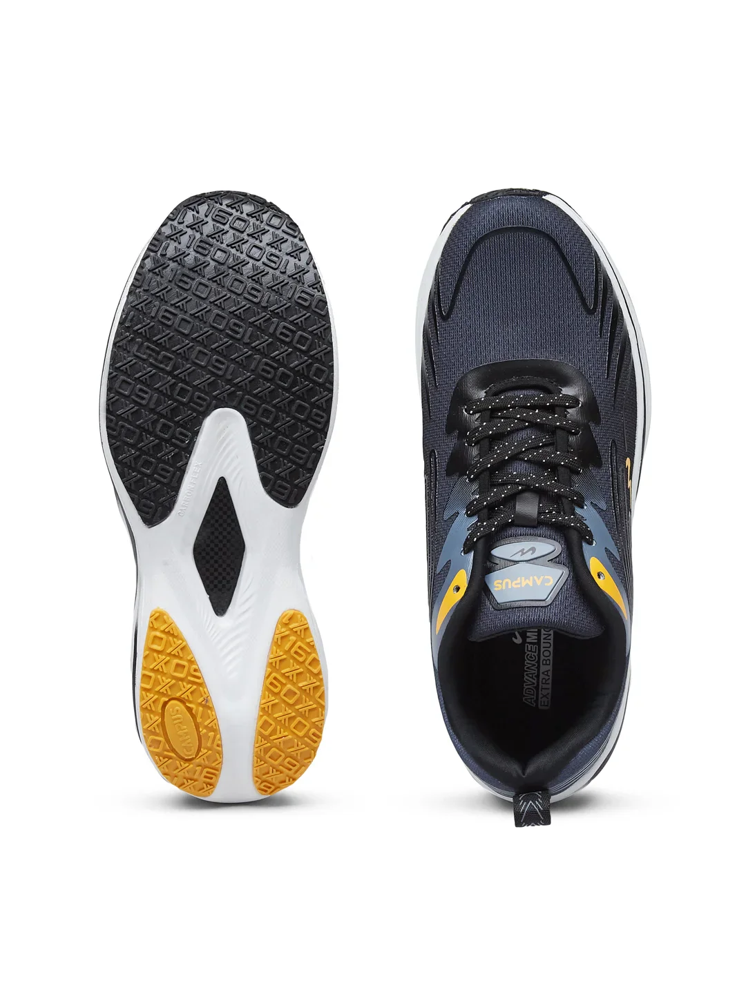 COLLAB Black Men's Running Shoes - Image 5