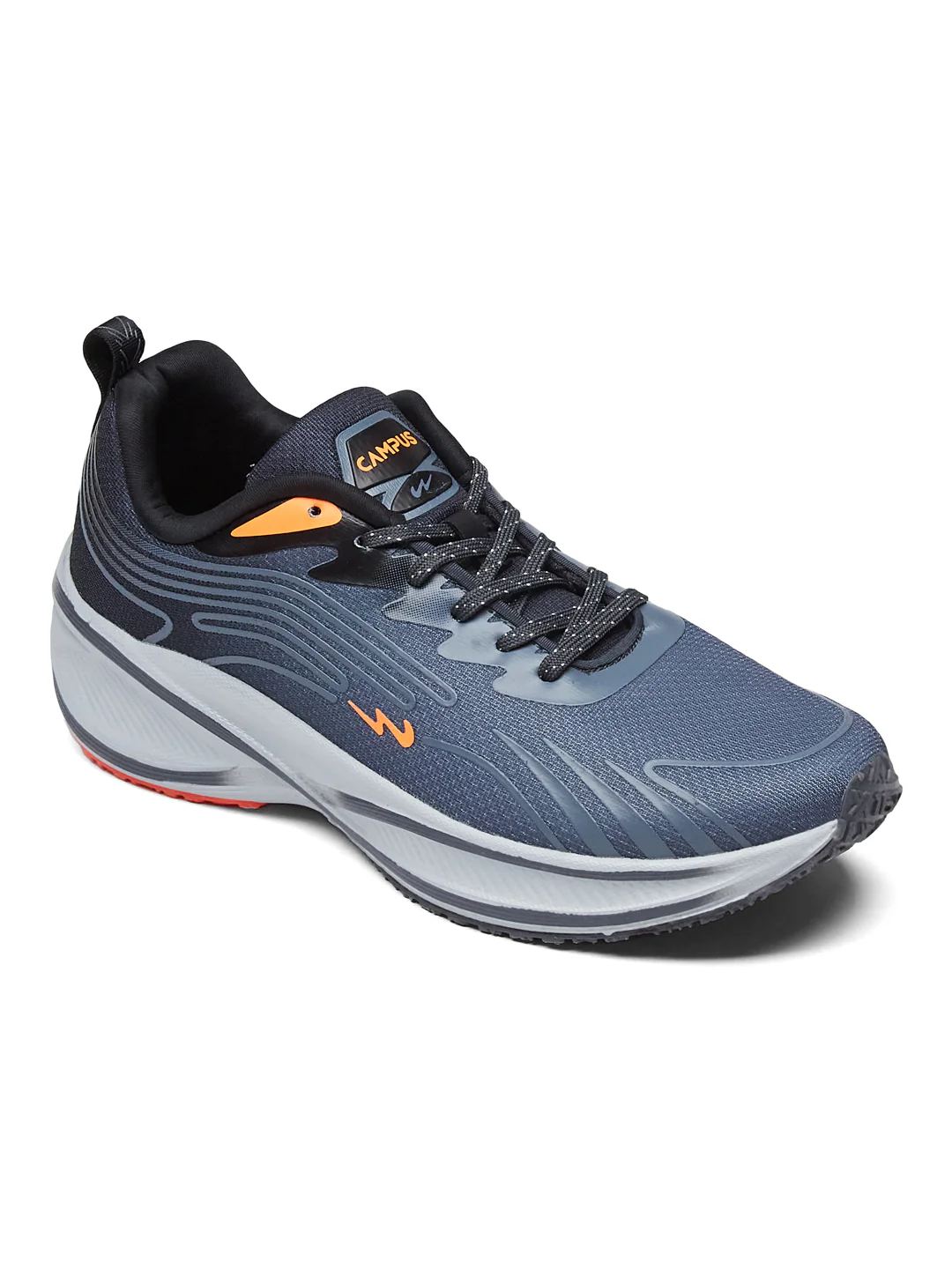 COLLAB Grey Men's Running Shoes - Image 3