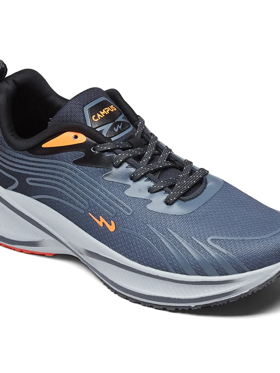COLLAB Grey Men's Running Shoes - Image 7