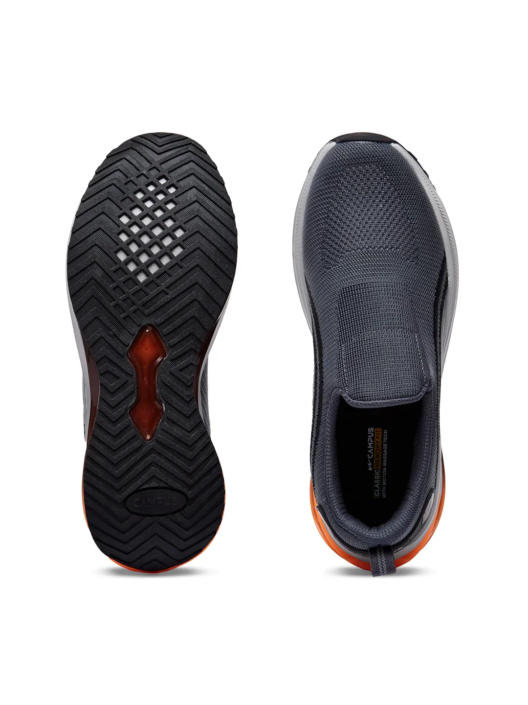 COVERT Grey Men's Walking Shoes - Image 5