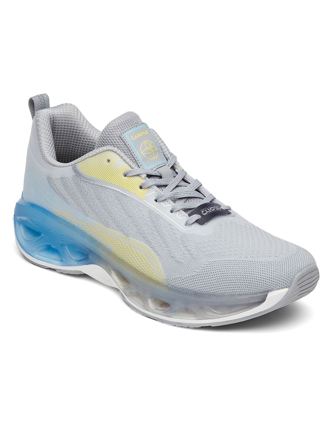 CRASH Grey Men's Running Shoes - Image 3