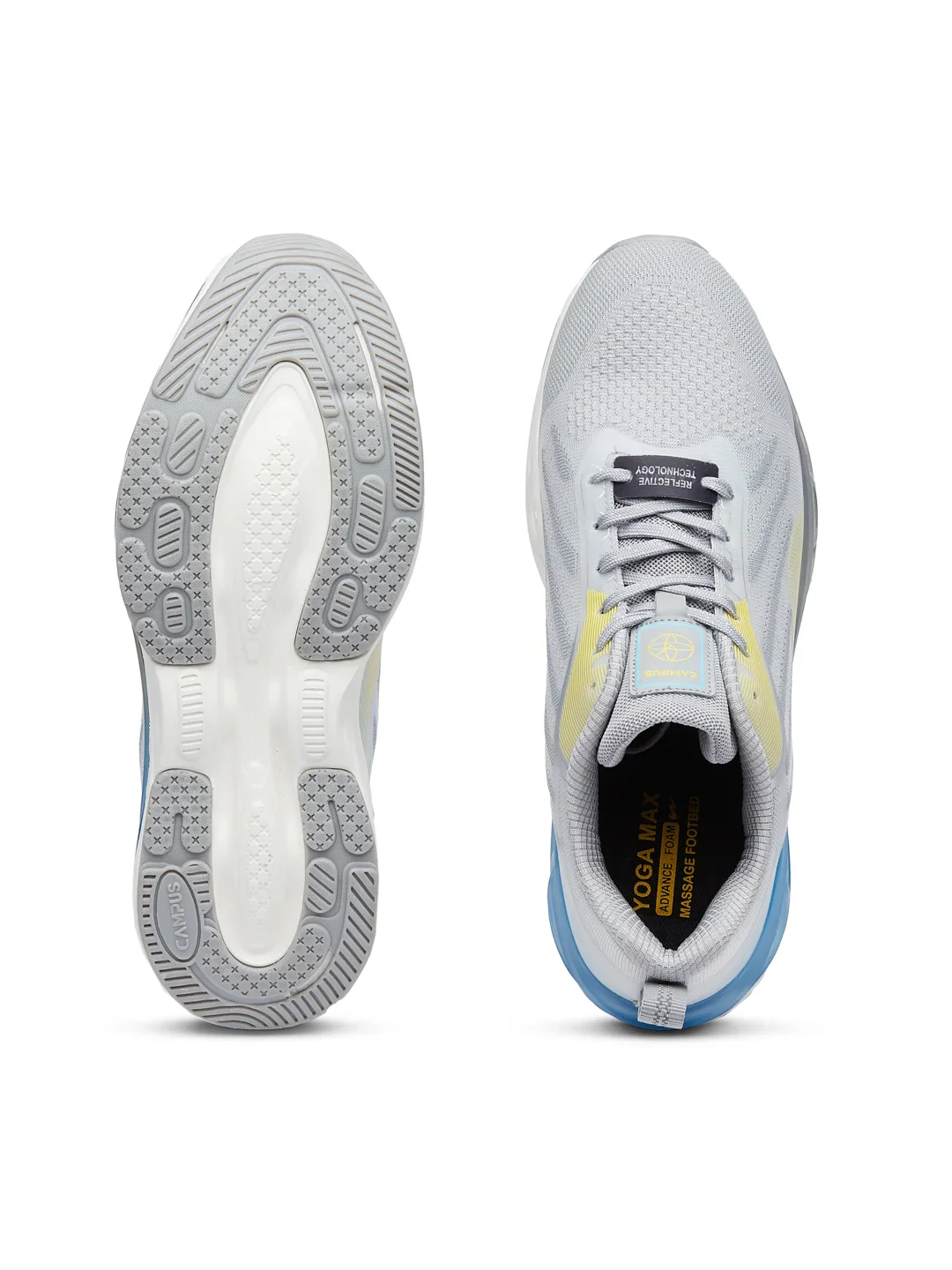 CRASH Grey Men's Running Shoes - Image 5