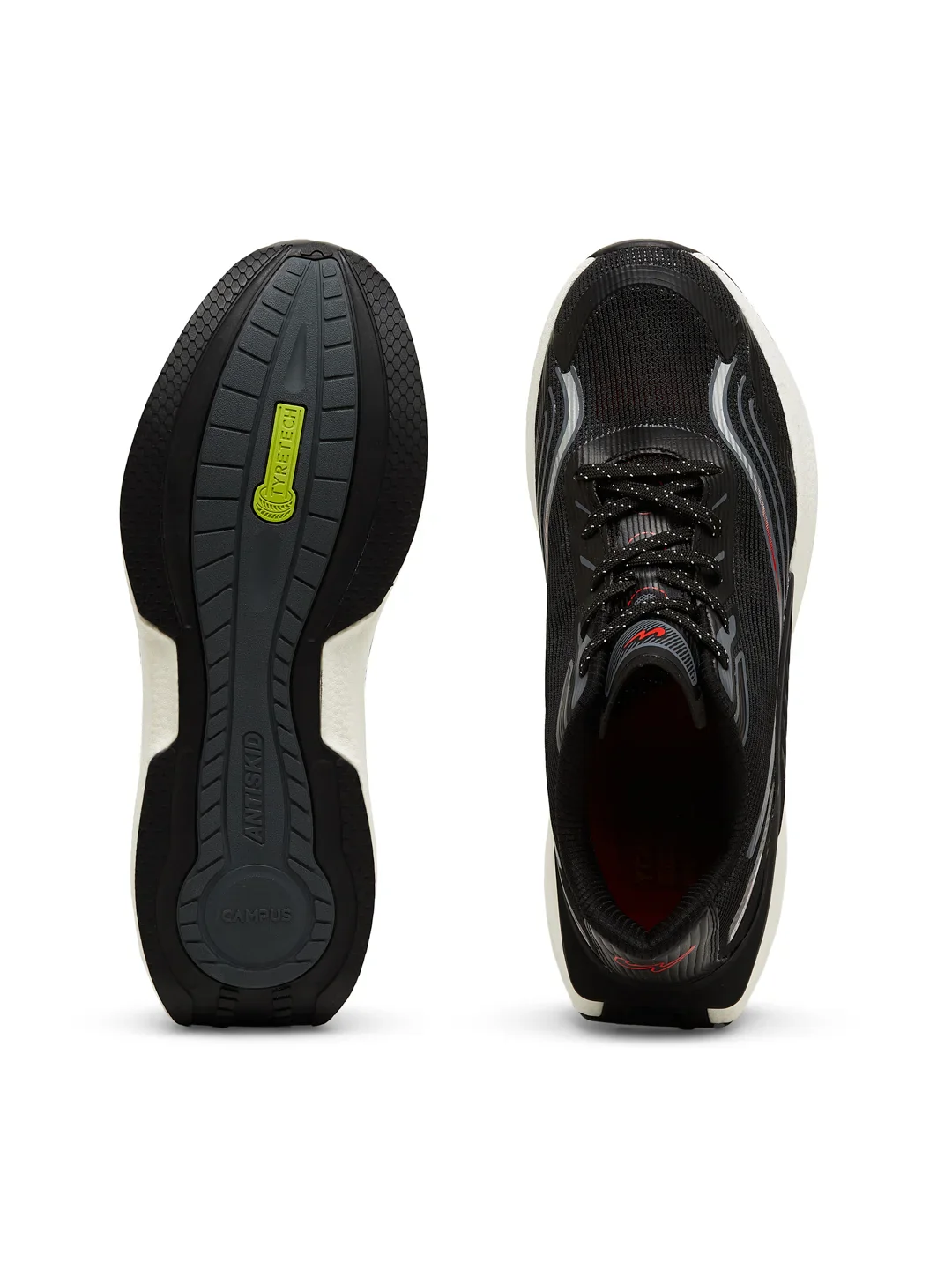 CREED Black Men's Running Shoes - Image 4