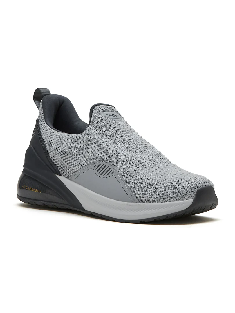 CROWD Grey Men's Walking Shoes - Image 2