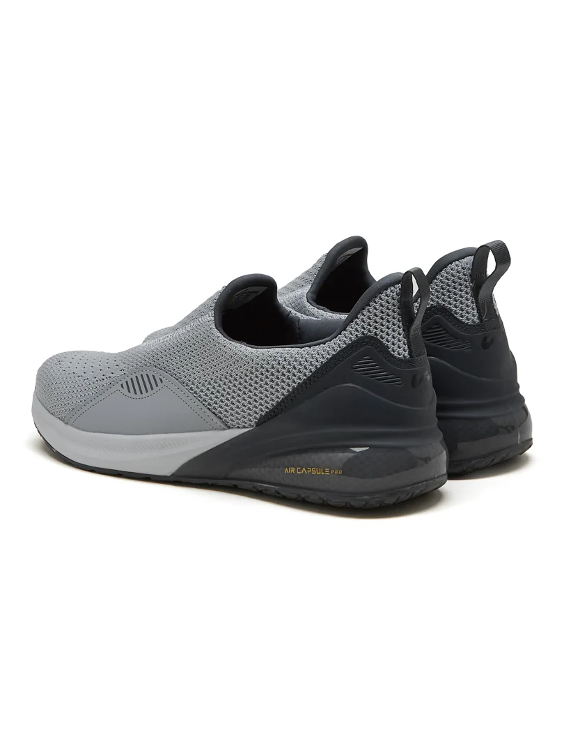 CROWD Grey Men's Walking Shoes - Image 5
