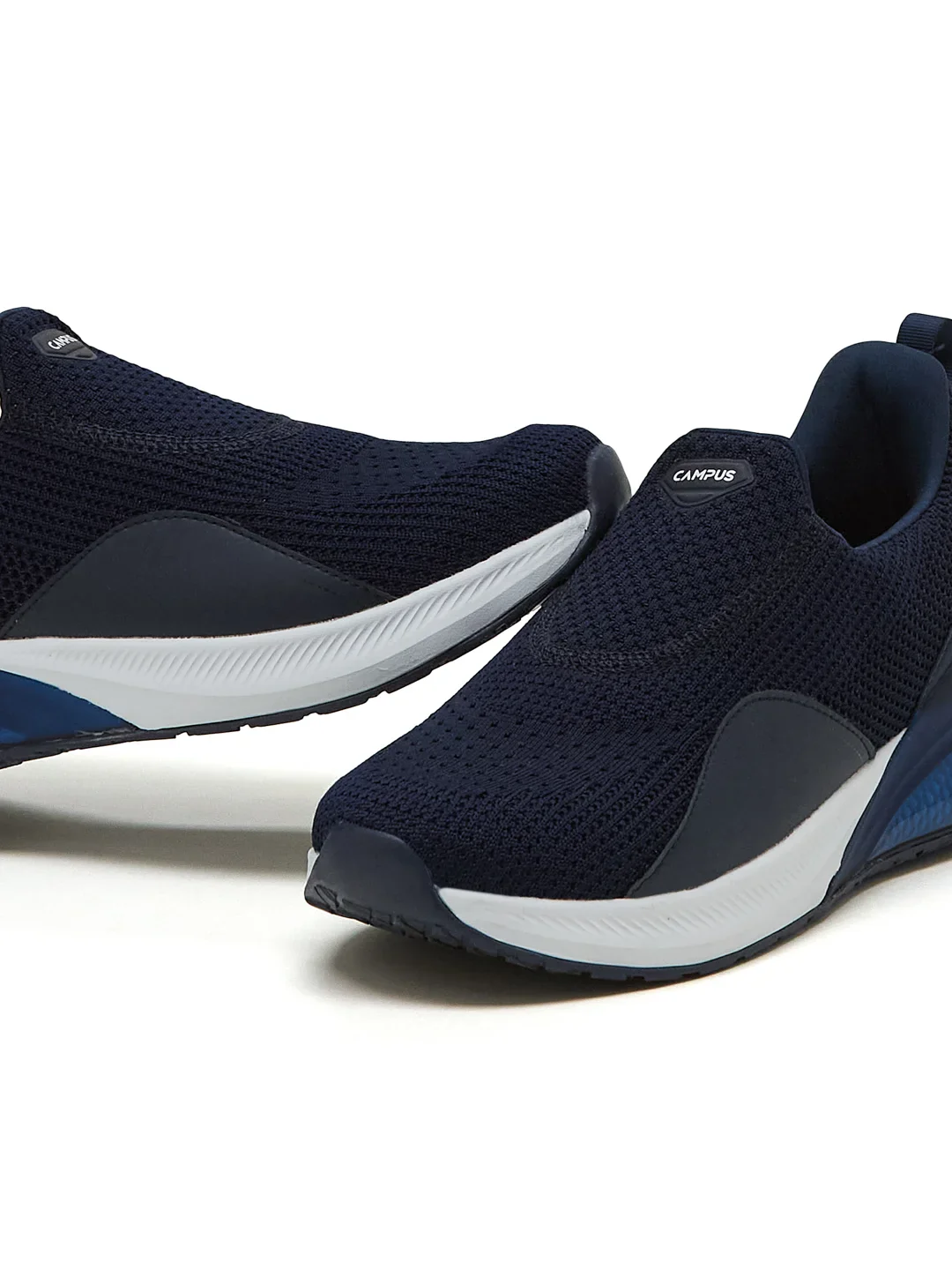 CROWD Navy Men's Walking Shoes - Image 7