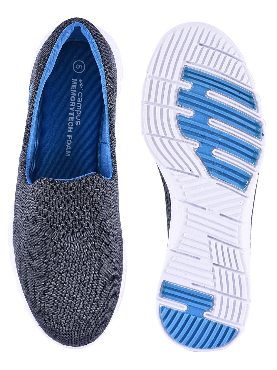 CROWN-2 Grey Women's Casual Shoes - Image 5