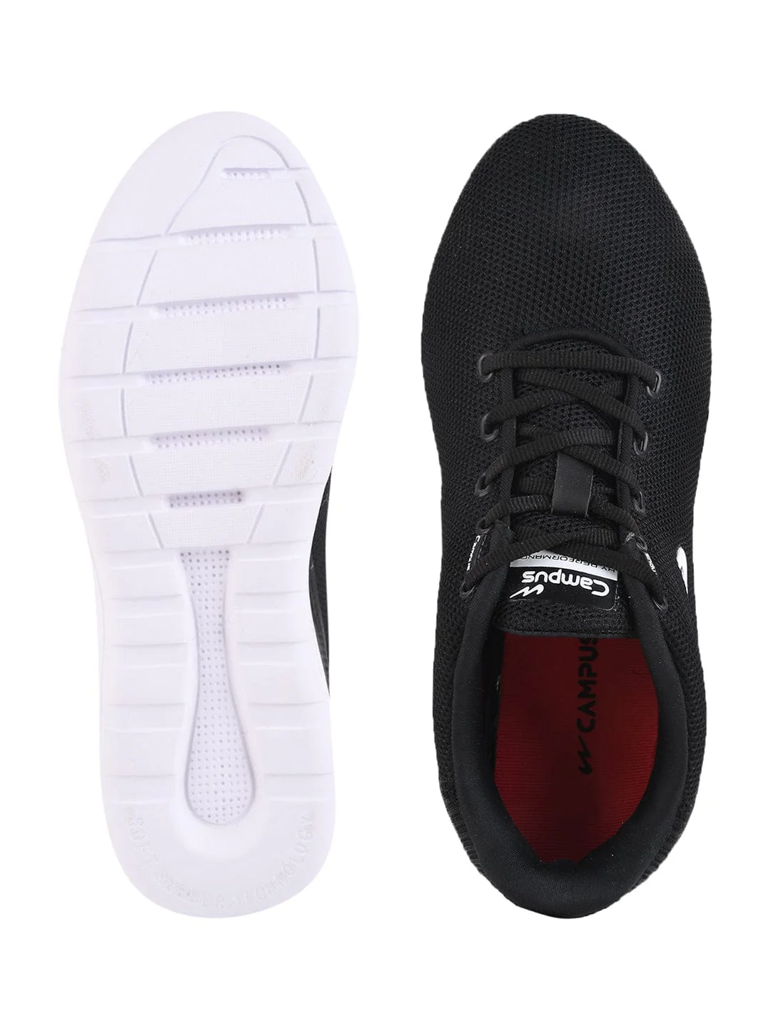 CRUNCH Black Men's Running Shoes - Image 4