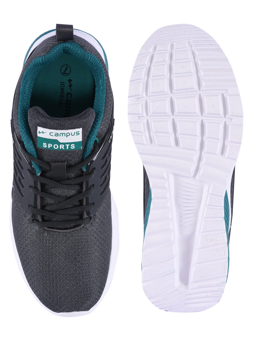 CRYSTA Pro Grey Men's Running Shoes - Image 4