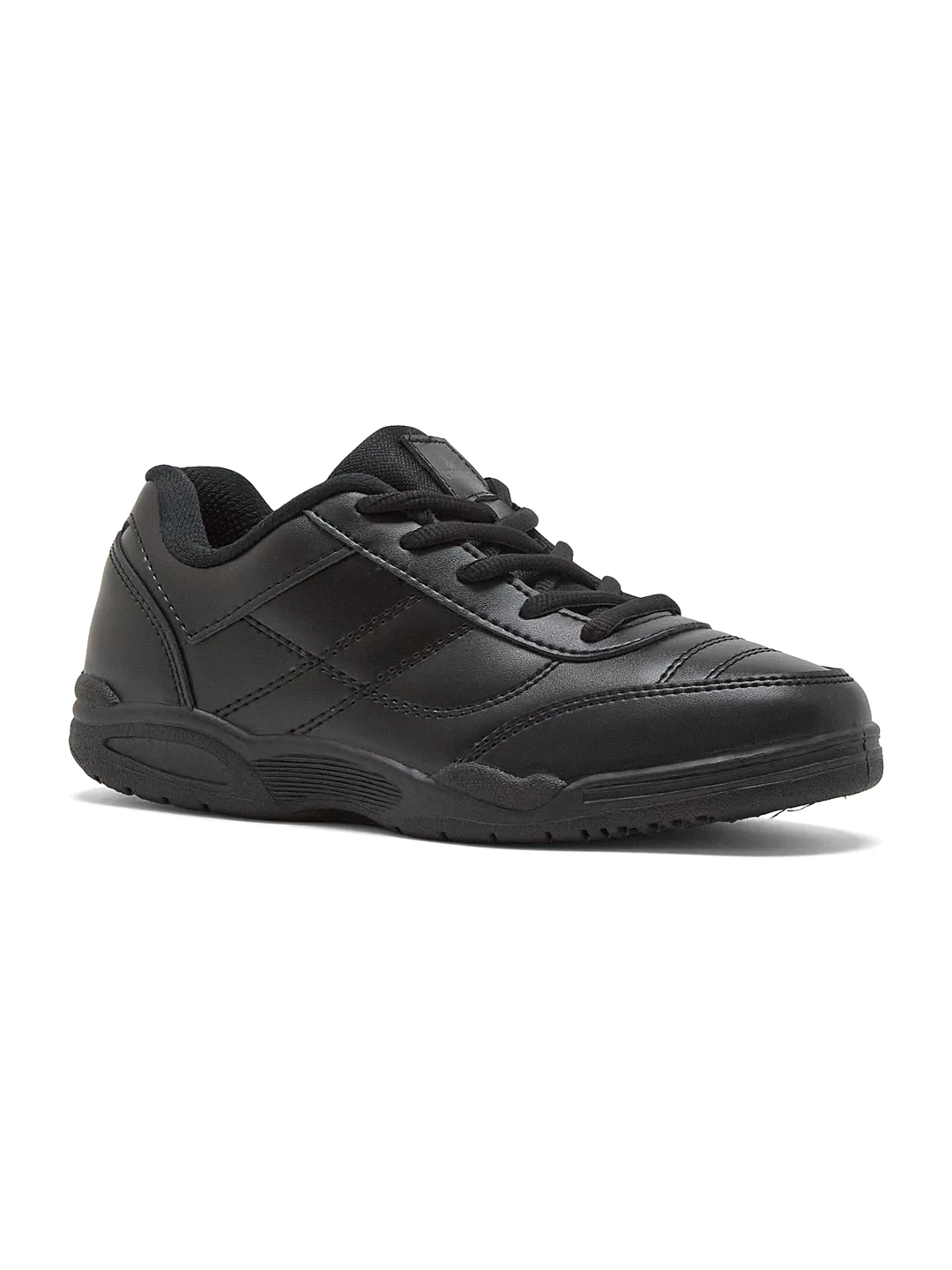 CS-26101C Black Child School Shoes - Image 2