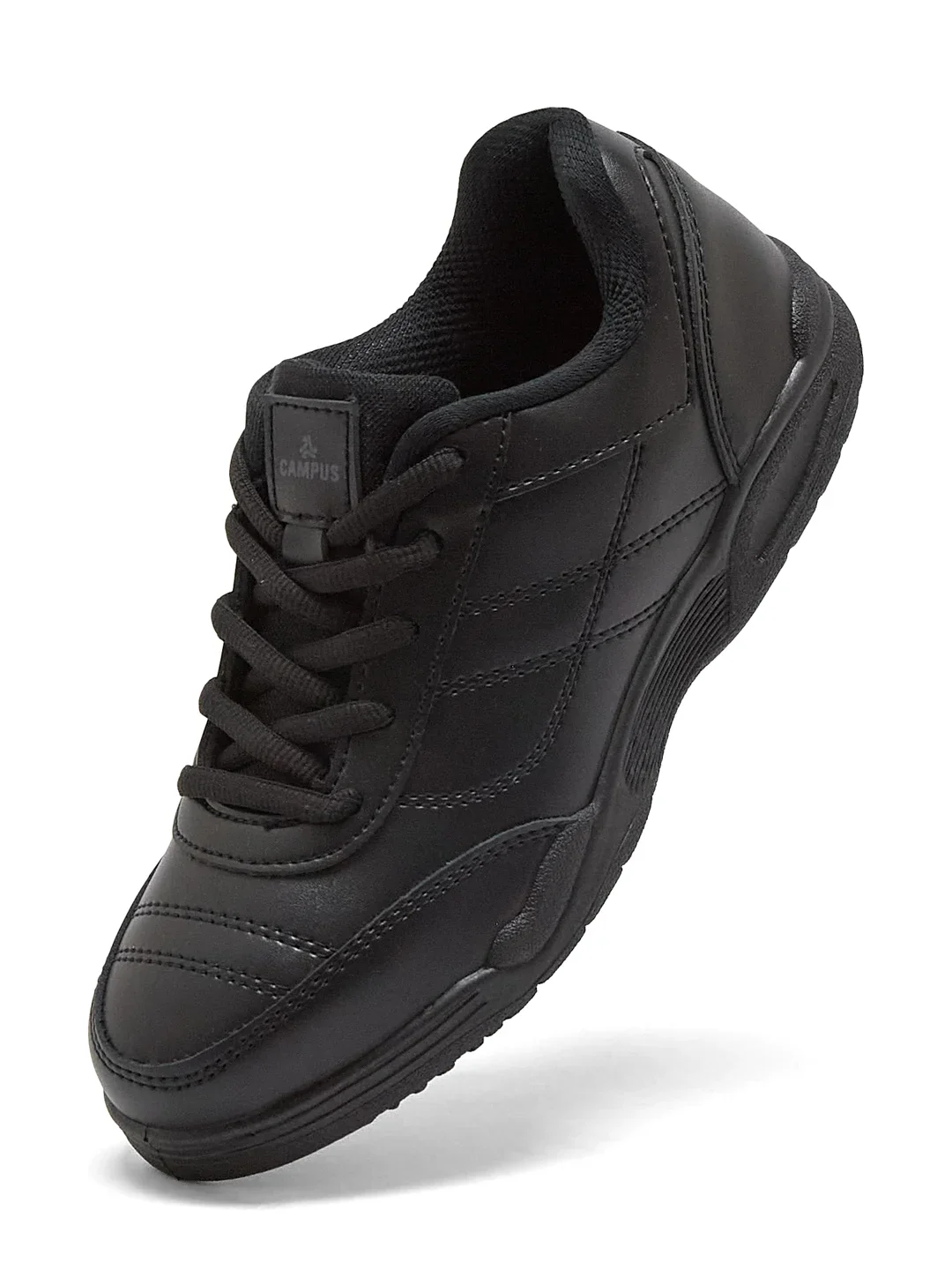 CS-26101C Black Child School Shoes - Image 3