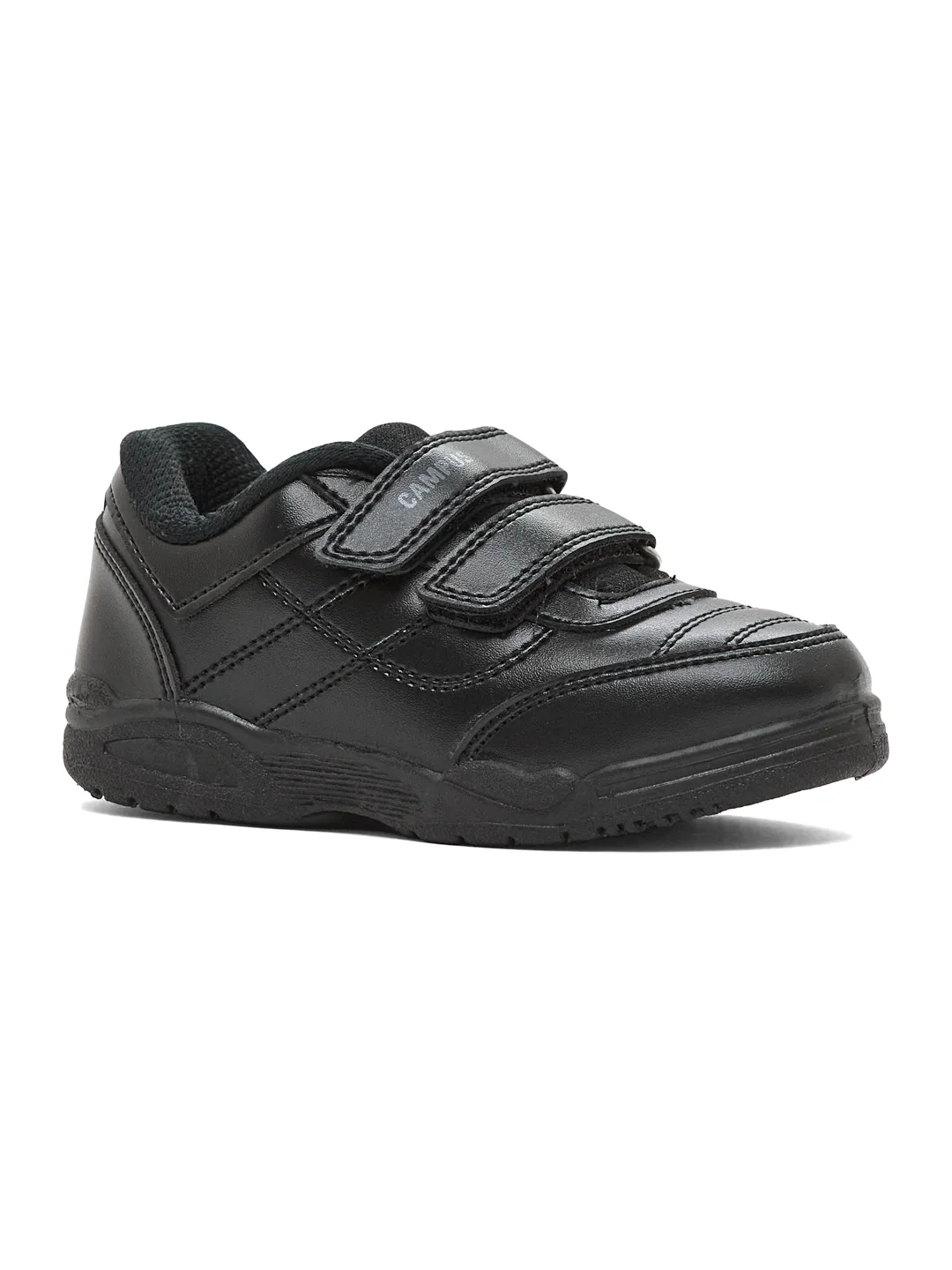CS-26101V Black Kids School Shoes - Image 2