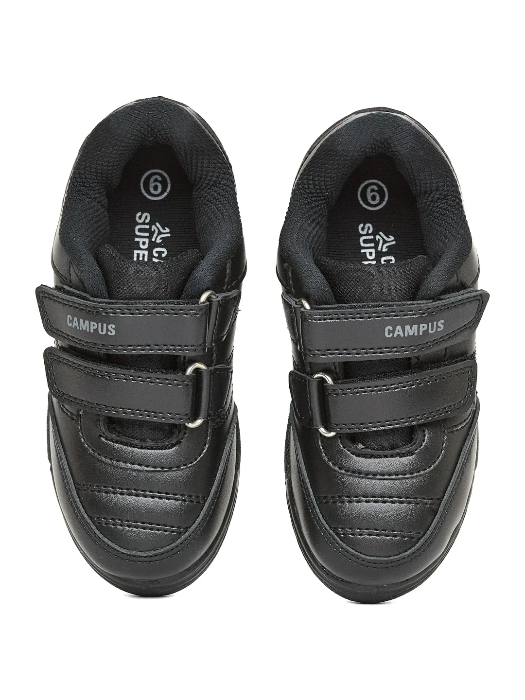 CS-26101V Black Kids School Shoes - Image 6