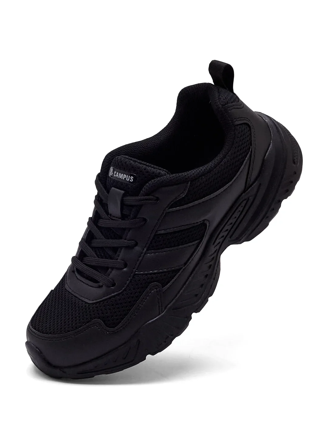CS-26105C Black Child School Shoes - Image 3
