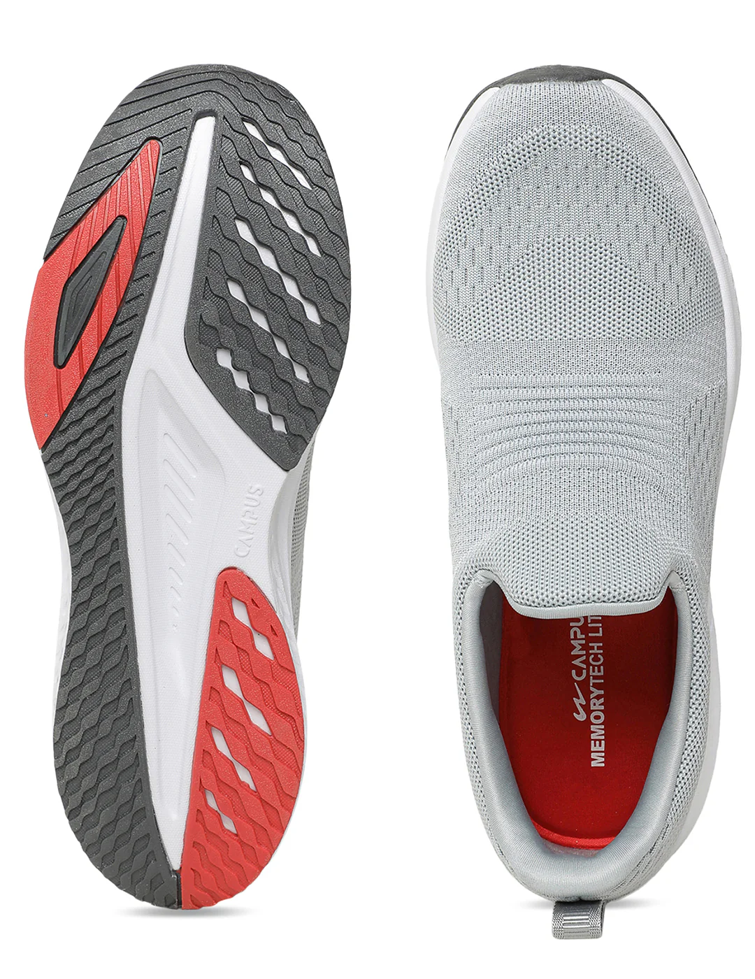 CYBER Grey Men's Walking Shoes - Image 5