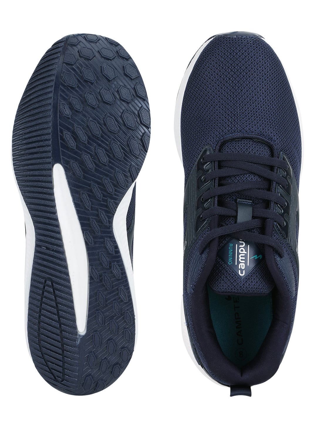 DAVIS Navy Men's Running Shoes - Image 4
