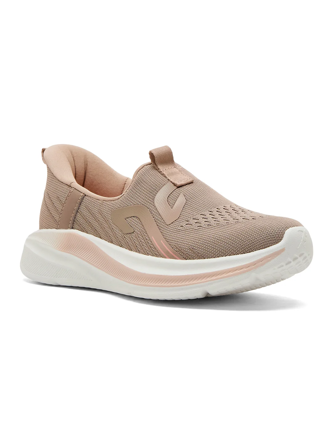 DAVO Beige Women's Walking Shoes - Image 2