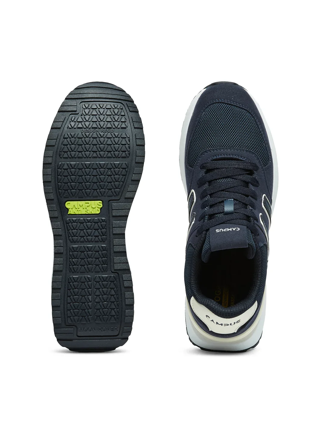 DAZED Navy Men's Sneakers - Image 4