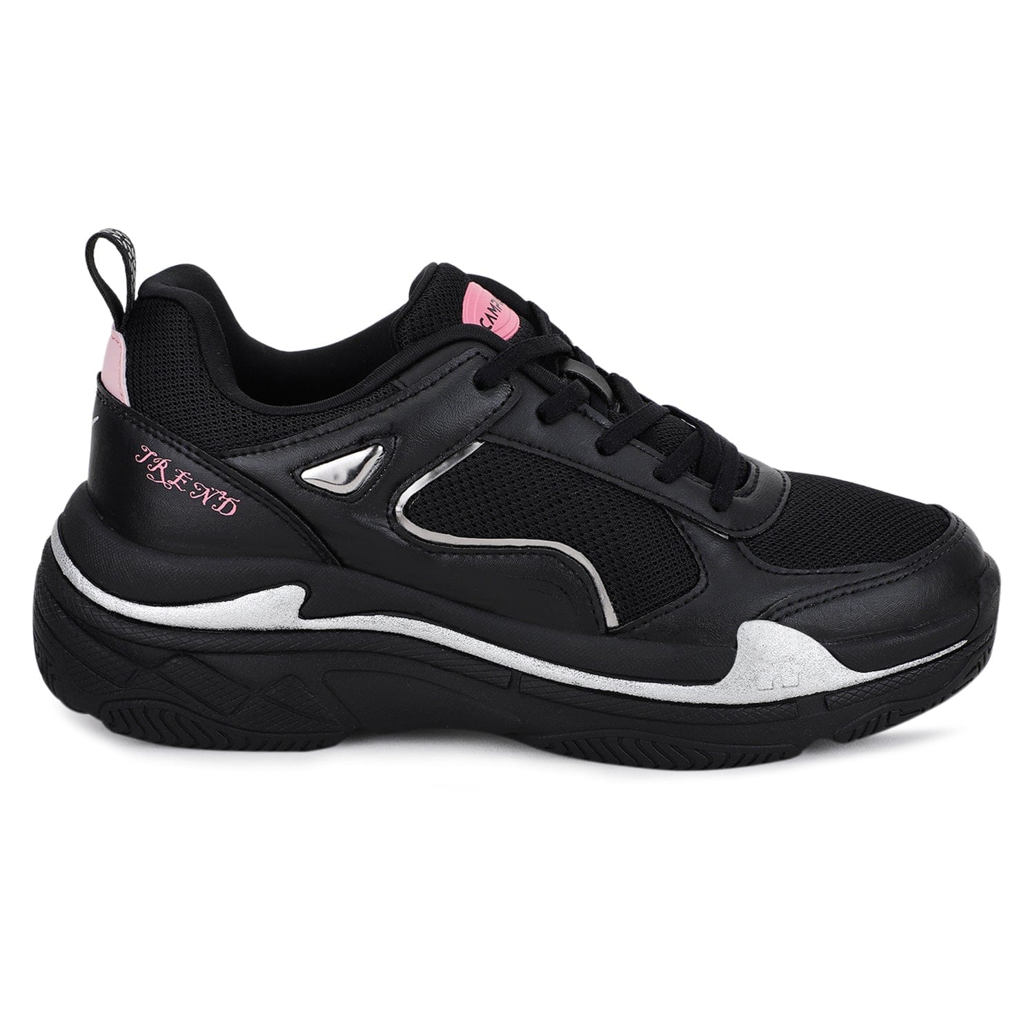 DAZEL Black Women's Sneakers