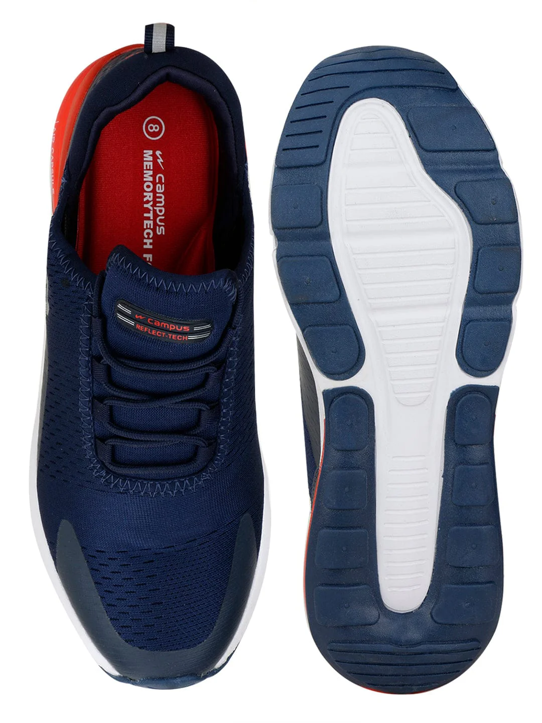 DRAGON Navy Men's Running Shoes - Image 4