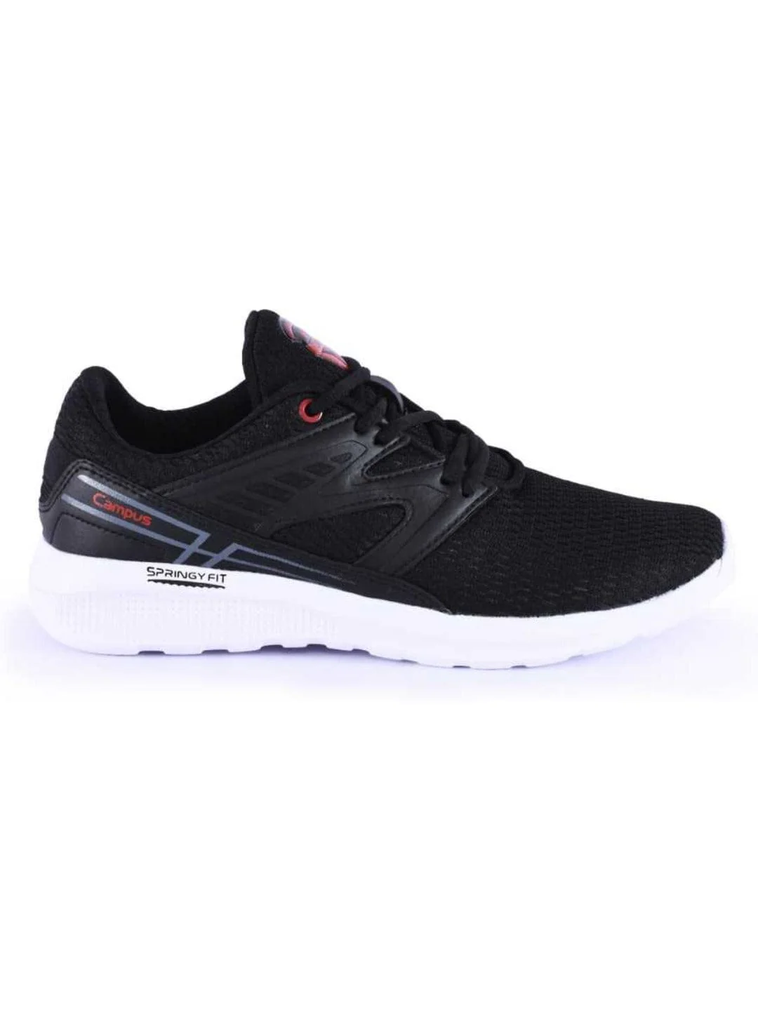 SLIDO Black Men's Running Shoes