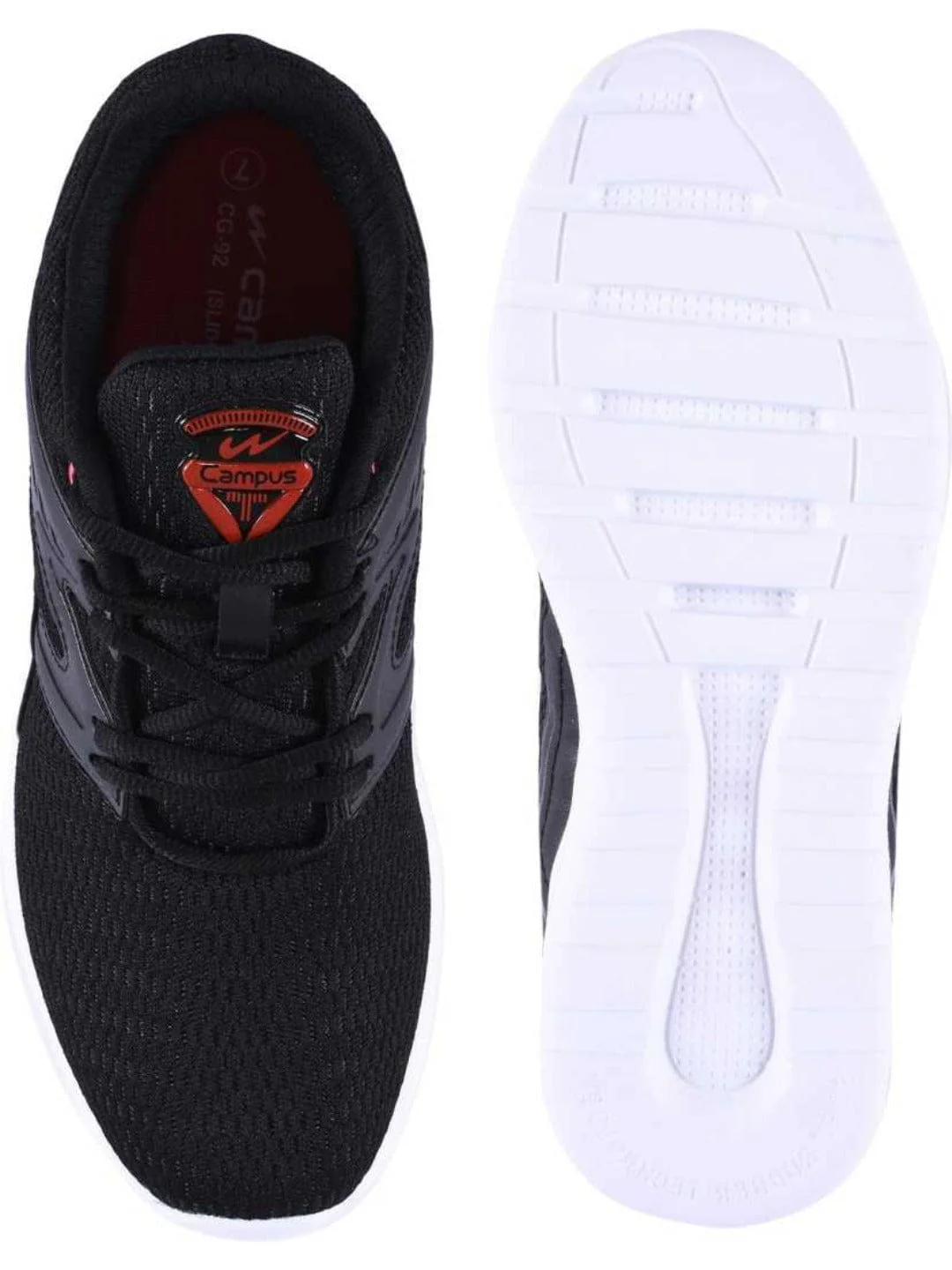 SLIDO Black Men's Running Shoes - Image 4
