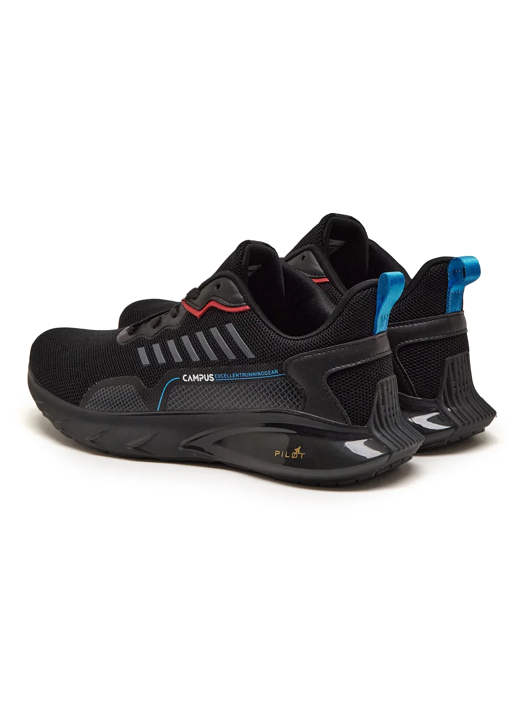 DECCAN Black Men's Running Shoes - Image 5