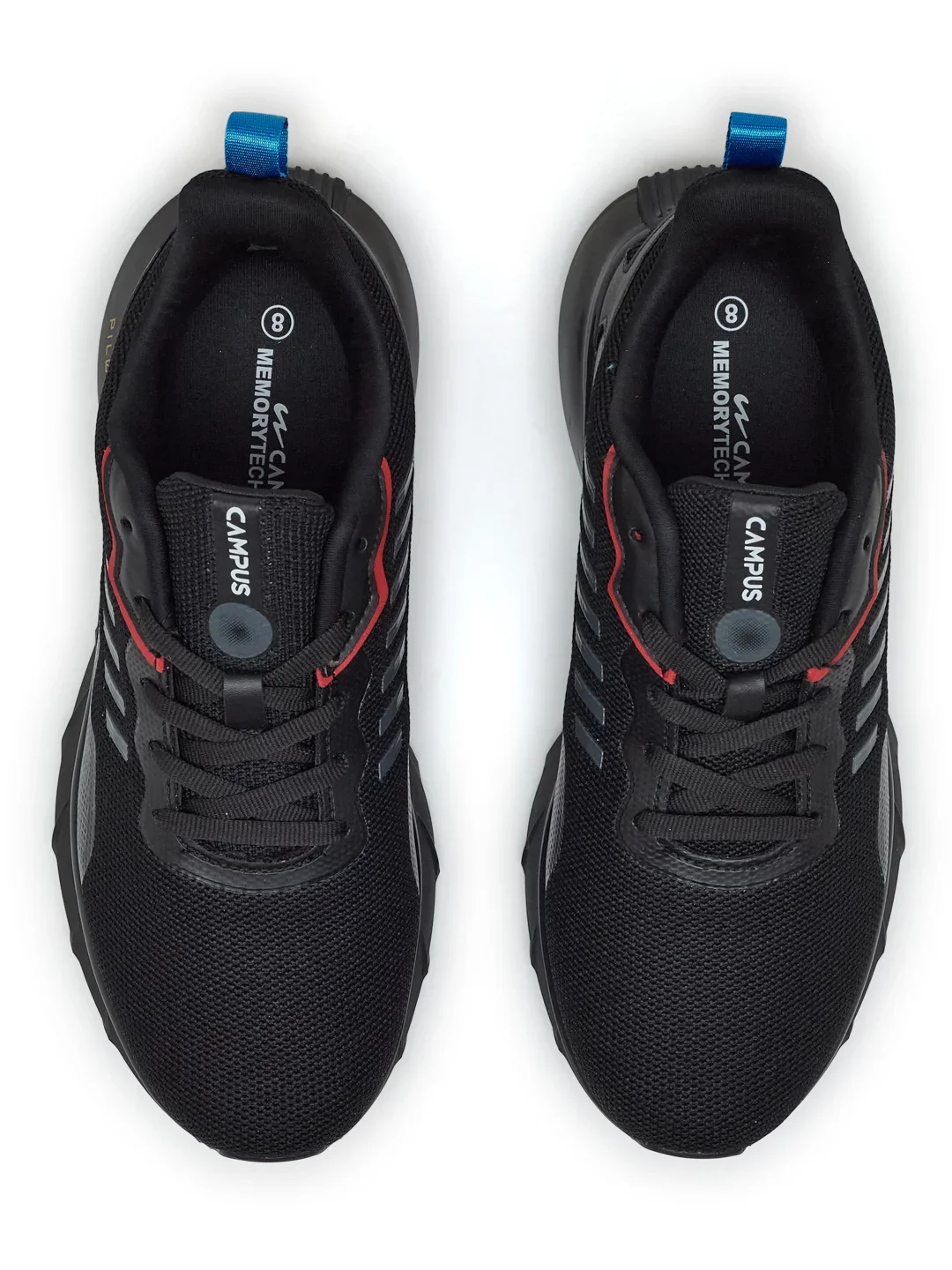 DECCAN Black Men's Running Shoes - Image 6