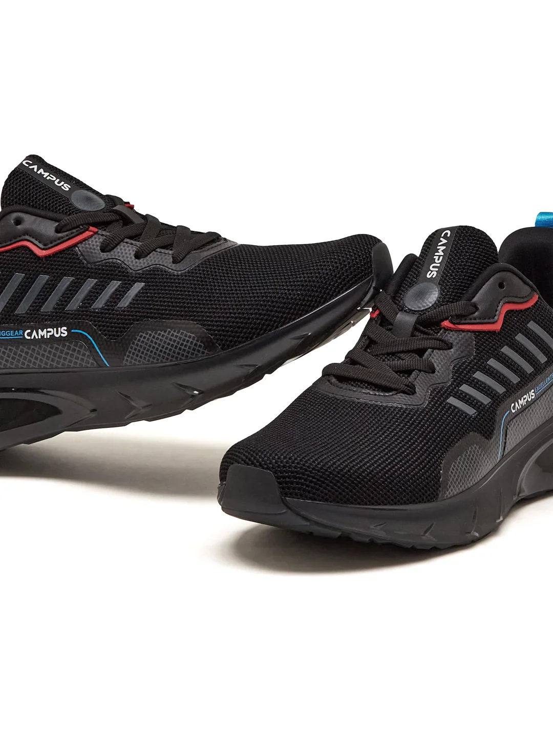 DECCAN Black Men's Running Shoes - Image 7