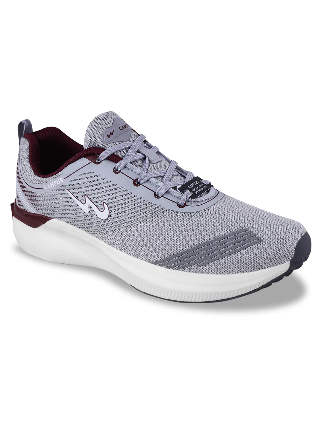 DECKER Grey Men's Sports Shoes - Image 2