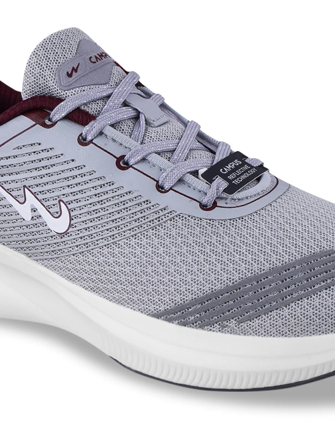 DECKER Grey Men's Sports Shoes - Image 4