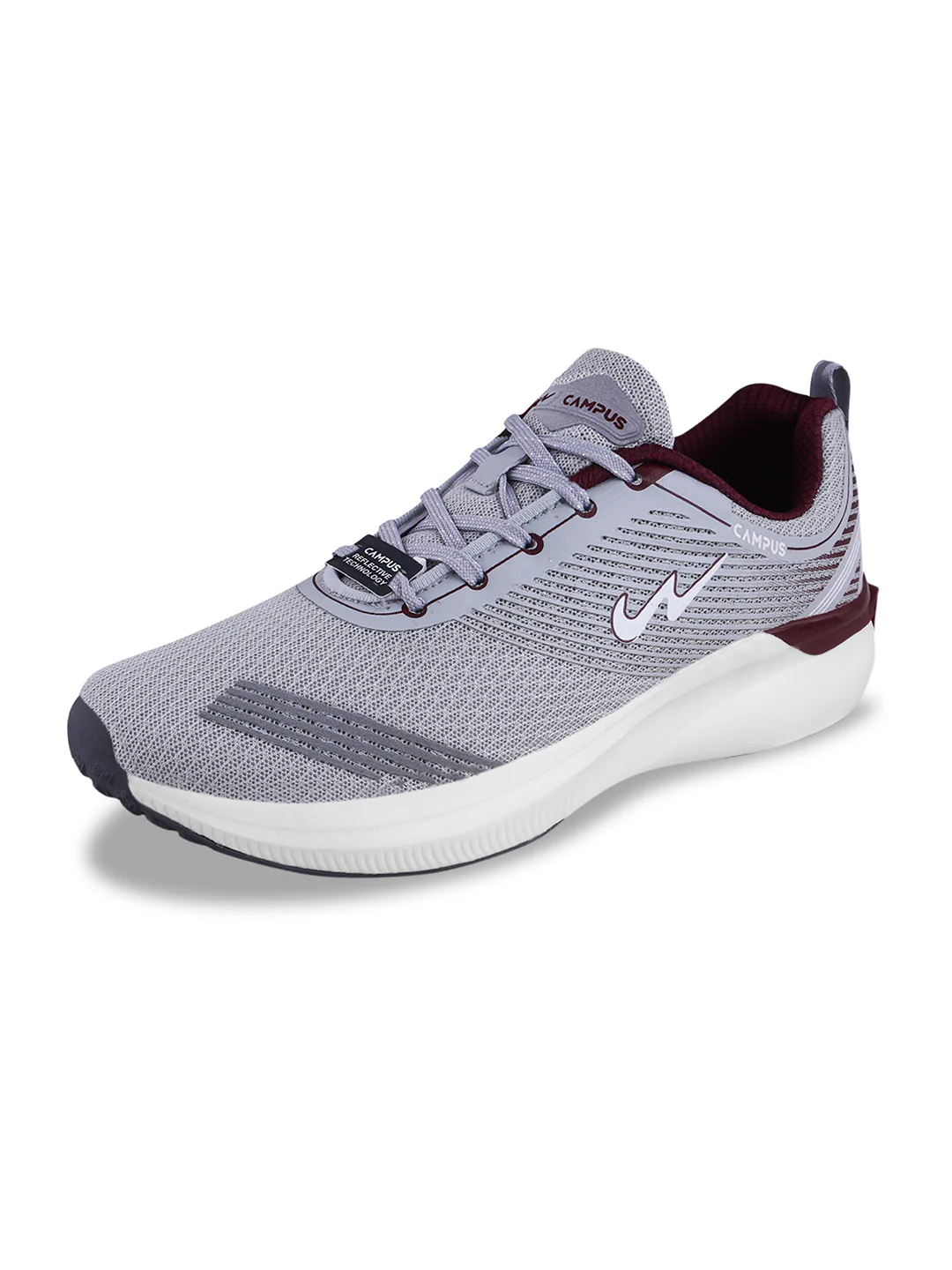 DECKER Grey Men's Sports Shoes - Image 6