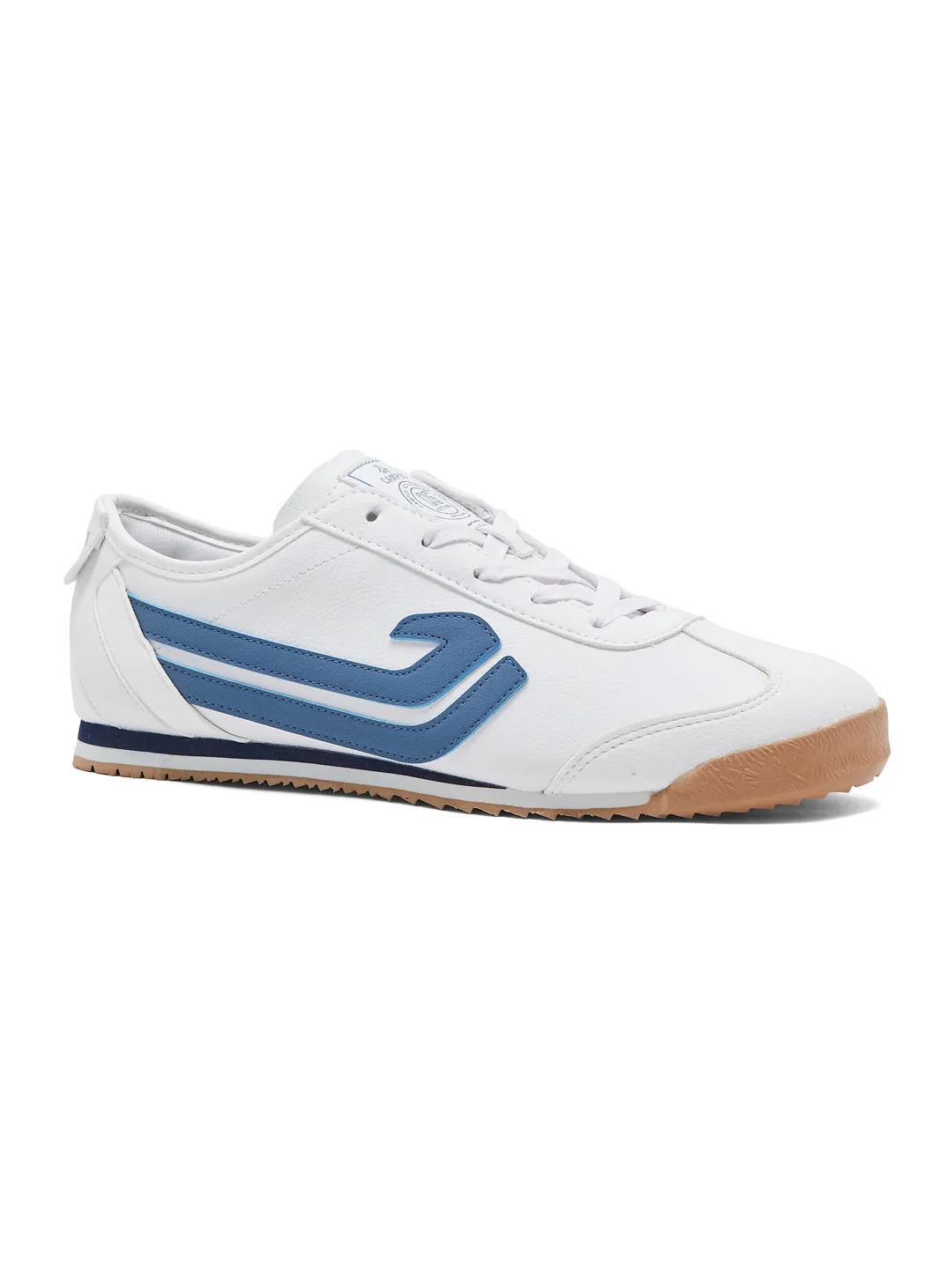 DENARO White Men's Sneakers - Image 2