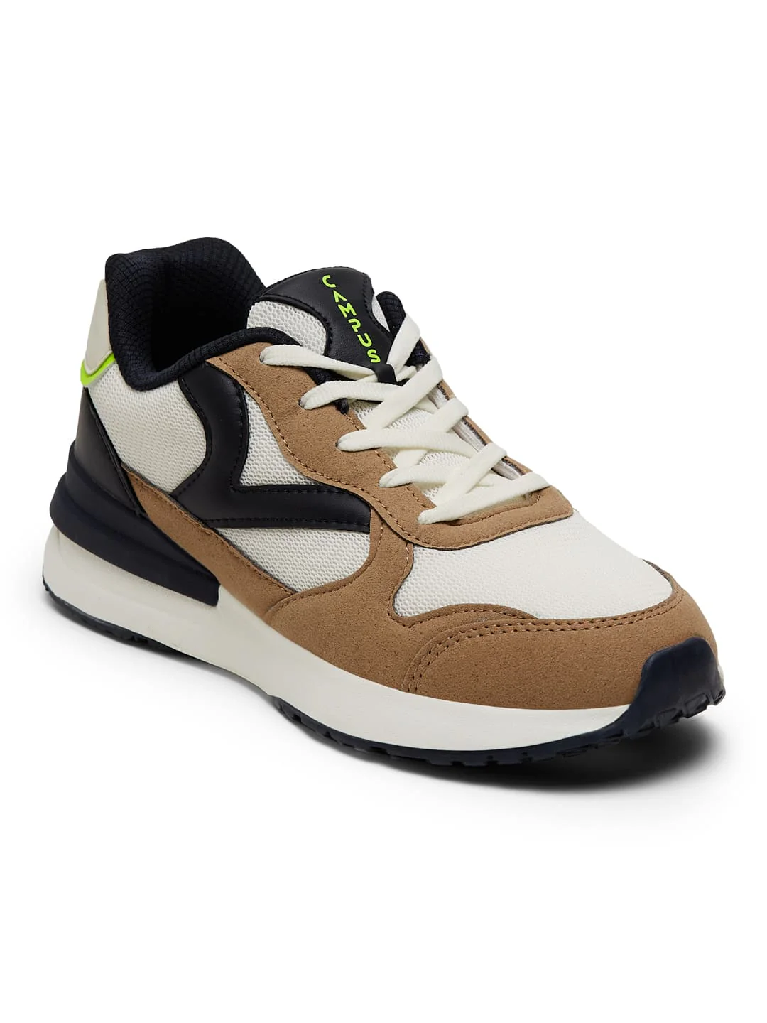 DERBI Beige Women's Sneakers - Image 3