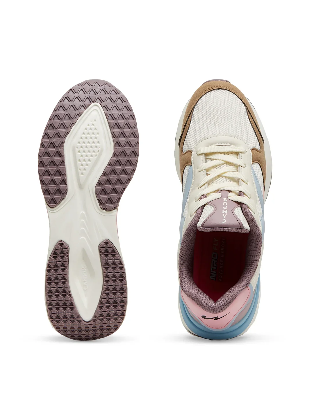 DERBI Off White Women's Sneakers - Image 4