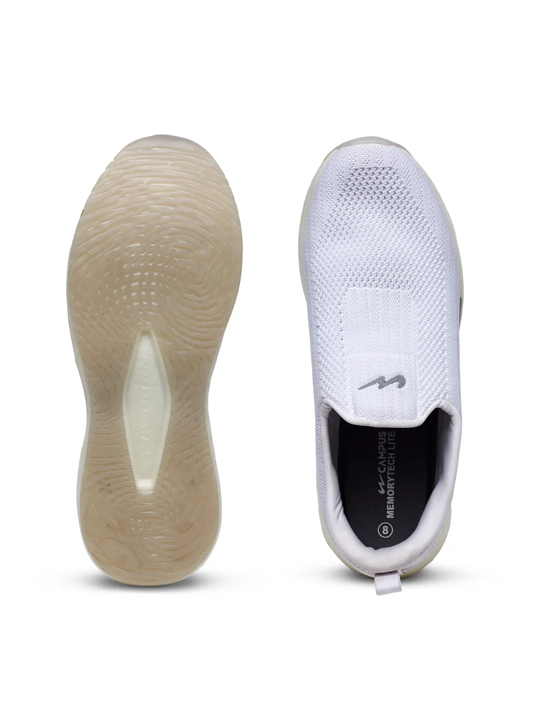 DODGE White Men's Walking Shoes - Image 5